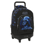Σχολική Τσάντα με Ρόδες Star Wars Digital escape Μαύρο 33 X 45 X 22 cm
