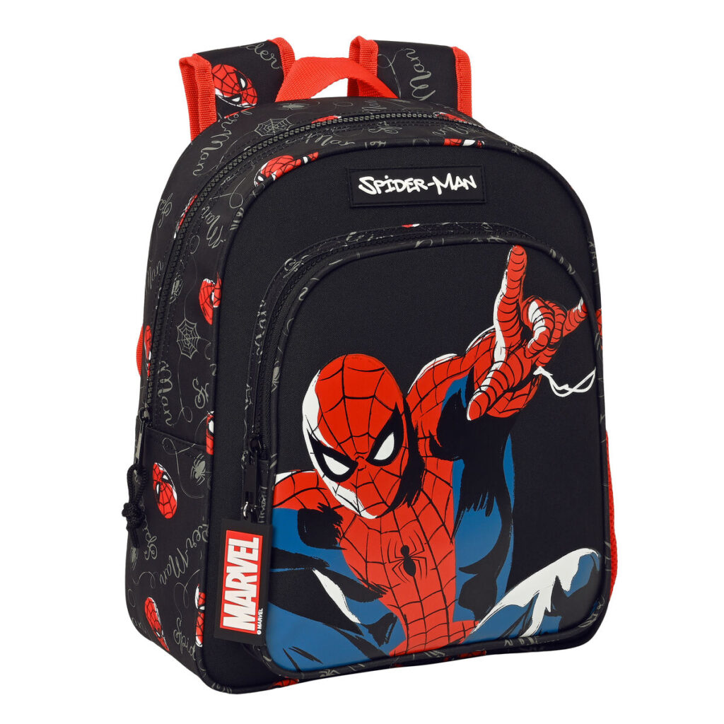 Παιδική Τσάντα Spider-Man Hero Μαύρο 27 x 33 x 10 cm