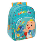 Παιδική Τσάντα CoComelon Back to class Ανοιχτό Μπλε (26 x 34 x 11 cm)