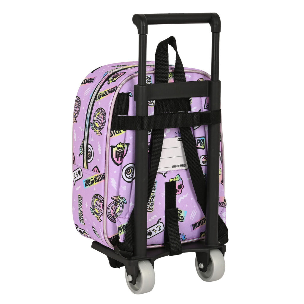 Σχολική Τσάντα με Ρόδες Monster High Best boos Λιλά 22 x 27 x 10 cm