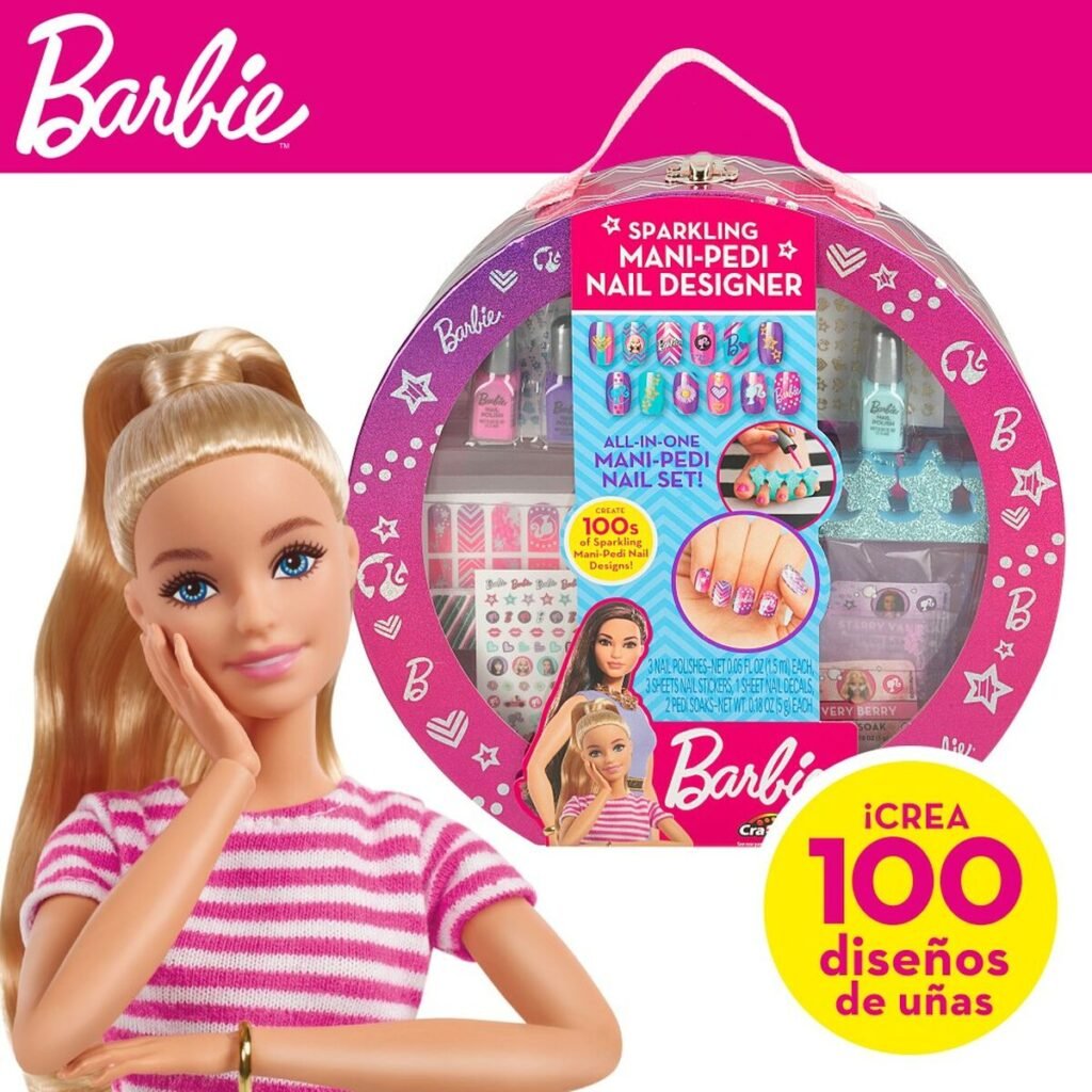 Σετ μανικιούρ και πεντικιούρ Barbie Sparkling θήκη