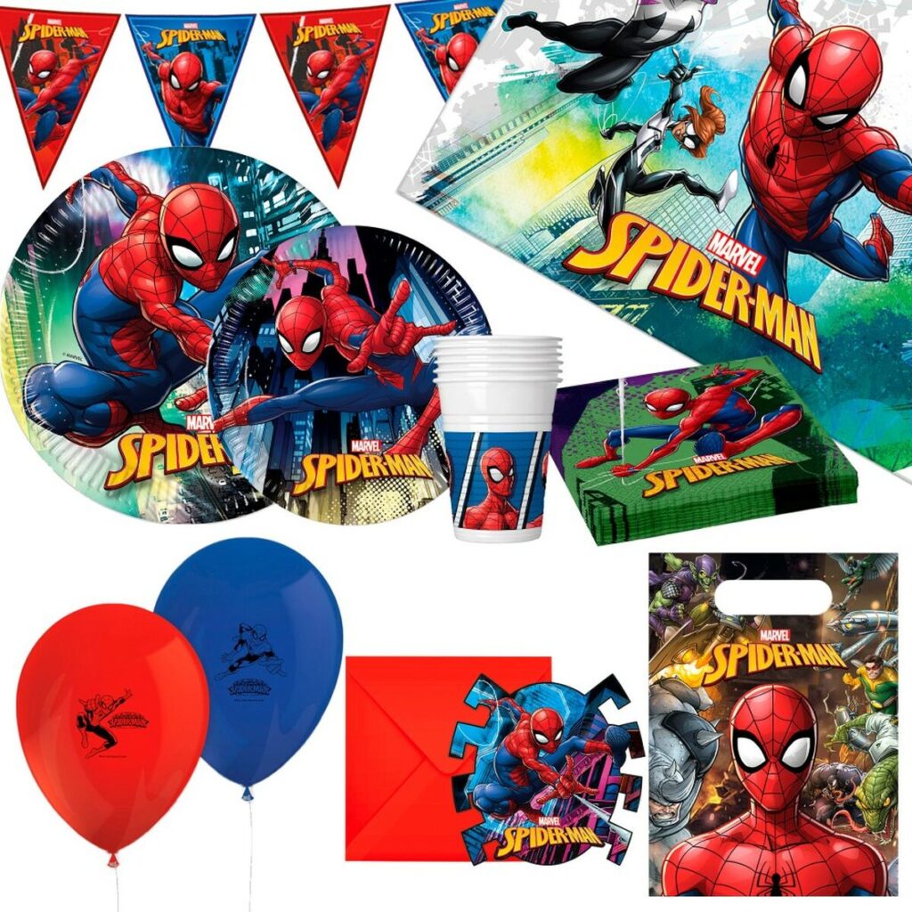 Σετ Γιορτινά Είδη Spider-Man 66 Τεμάχια