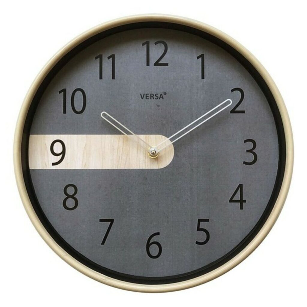 Ρολόι Τοίχου (Ø 30 cm) Πλαστική ύλη