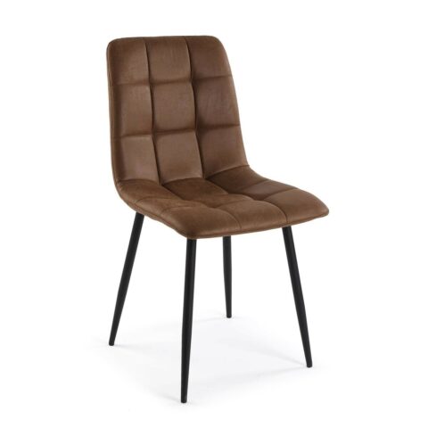 Καρέκλα Versa Aventia Σκούρο καφέ 59 x 87 x 47 cm