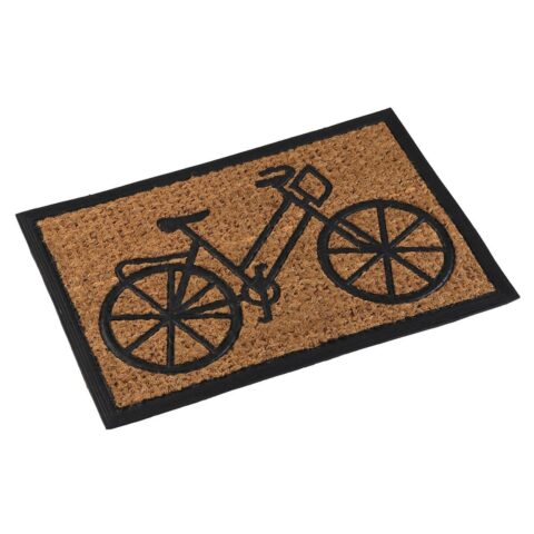 Πατάκι Versa Ποδήλατο Μαύρο ΙΊνες καρύδας 40 x 2 x 60 cm