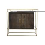 Συρταριέρα DKD Home Decor Μέταλλο Καφέ Ξύλο από Μάνγκο (86 x 43 x 76 cm)