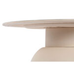 Βοηθητικό Τραπέζι DKD Home Decor Λευκό Μπεζ Ανοιχτό καφέ Μέταλλο Κεραμικά 60 x 60 x 47 cm