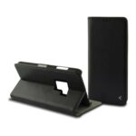 Θήκη Flip-Cover για το Κινητό Galaxy S9 Plus KSIX Slim Μαύρο