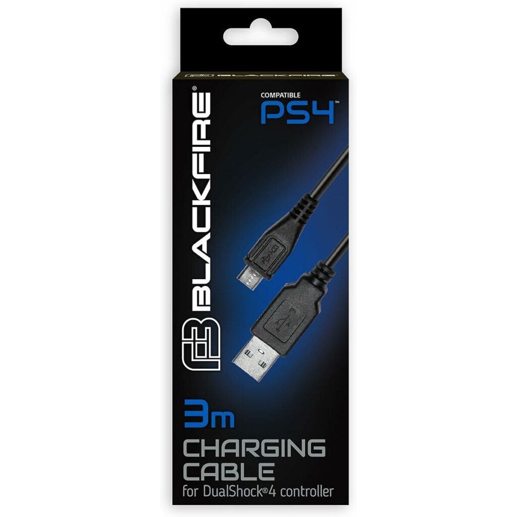 Καλώδιο USB σε micro USB Blackfire PS4 Μαύρο