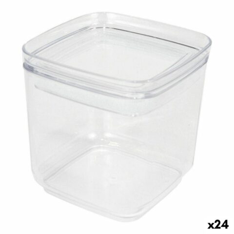 Βάζο Quttin Αεροστεγές Διαφανές Πλαστική ύλη 750 ml (24 Μονάδες)