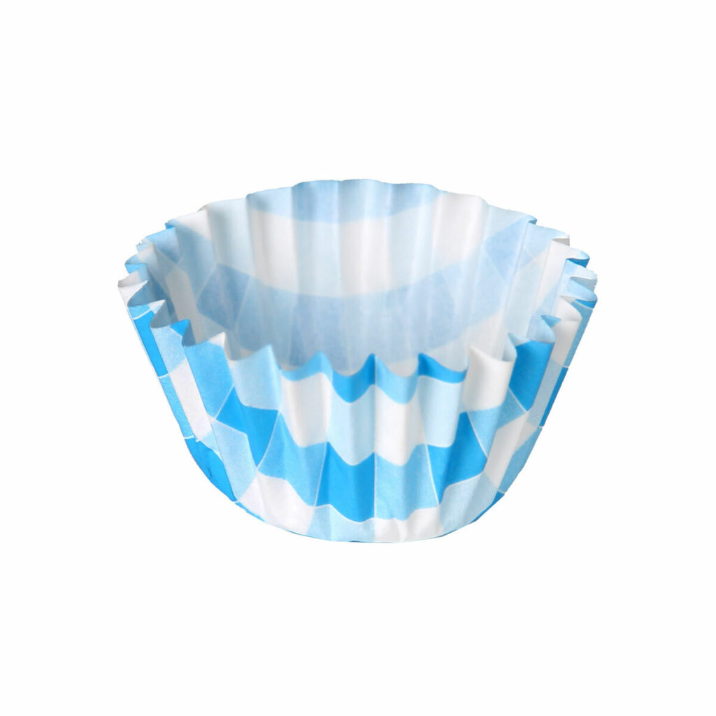 Καλούπια για Muffins Algon Μπλε Ρίγες Αναλώσιμα (24 Μονάδες)