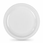 Σετ επαναχρησιμοποιήσιμων πιάτων Algon Στρόγγυλο Λευκό Πλαστική ύλη (36 Μονάδες)