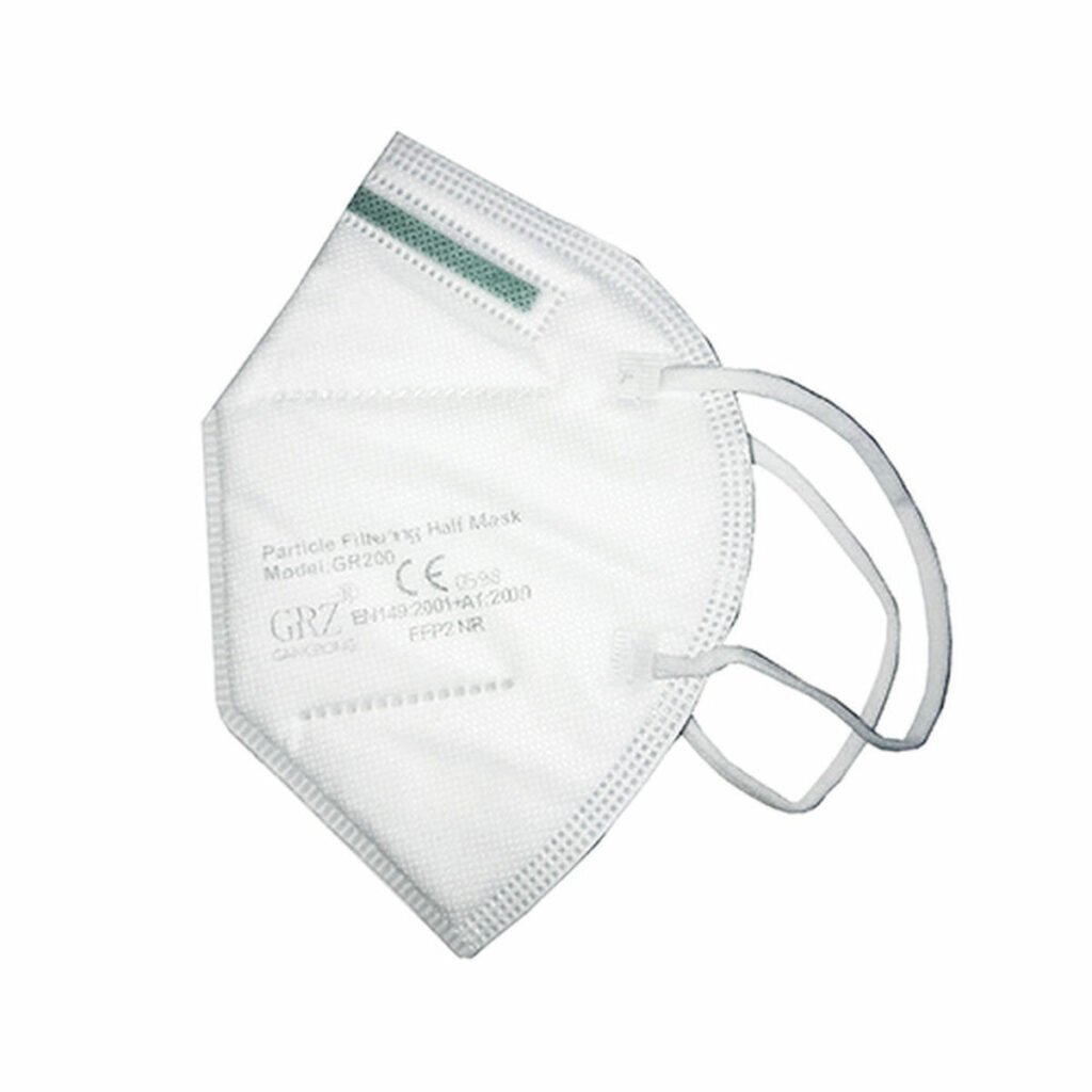 Μάσκα Αναπνευστικής Προστασίας FFP2 NR GR200 Λευκό