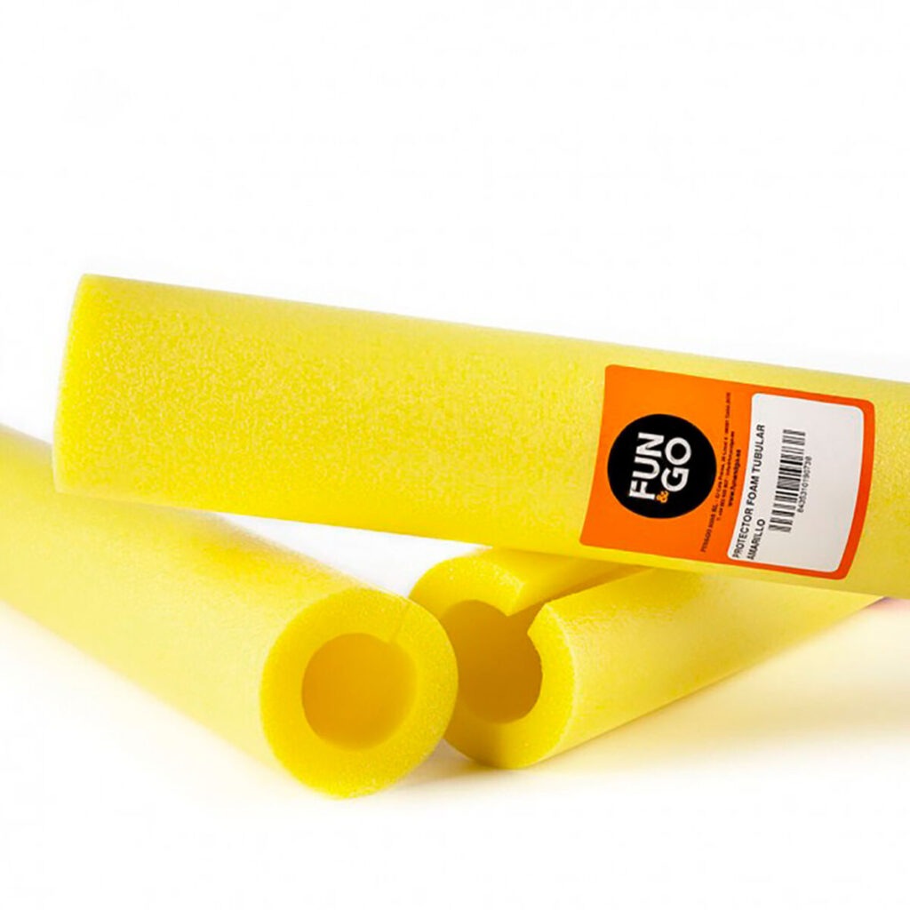 Προστατευτικό Fun&Go Κίτρινο Αφρός πολυαιθυλένιο Ø 92 mm x 2 m Σωληνωτό