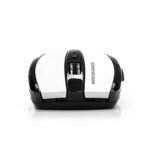Οπτικό ασύρματο ποντίκι NGS White Flea Advanced 800/1600 dpi Λευκό/Μαύρο