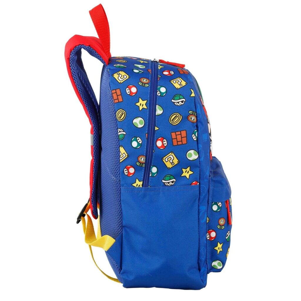 Σχολική Τσάντα Super Mario Μπλε Κόκκινο 31 x 43 x 13 cm
