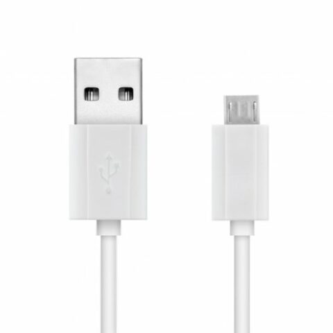 Καλώδιο USB σε micro USB Unotec Λευκό 20 cm