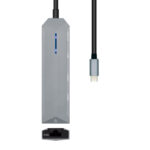 USB Hub Aisens ASUC-5P003-GR Μαύρο Γκρι 100 W