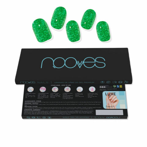 Gel Nail Foils Nooves Glitter green (20 Μονάδες)