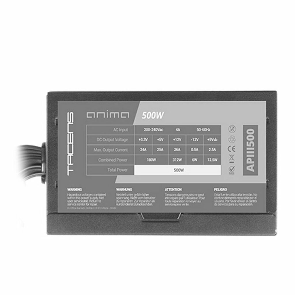 Τροφοδοσία Ρεύματος Mars Gaming APIII500 500W 500 W 6 W ATX