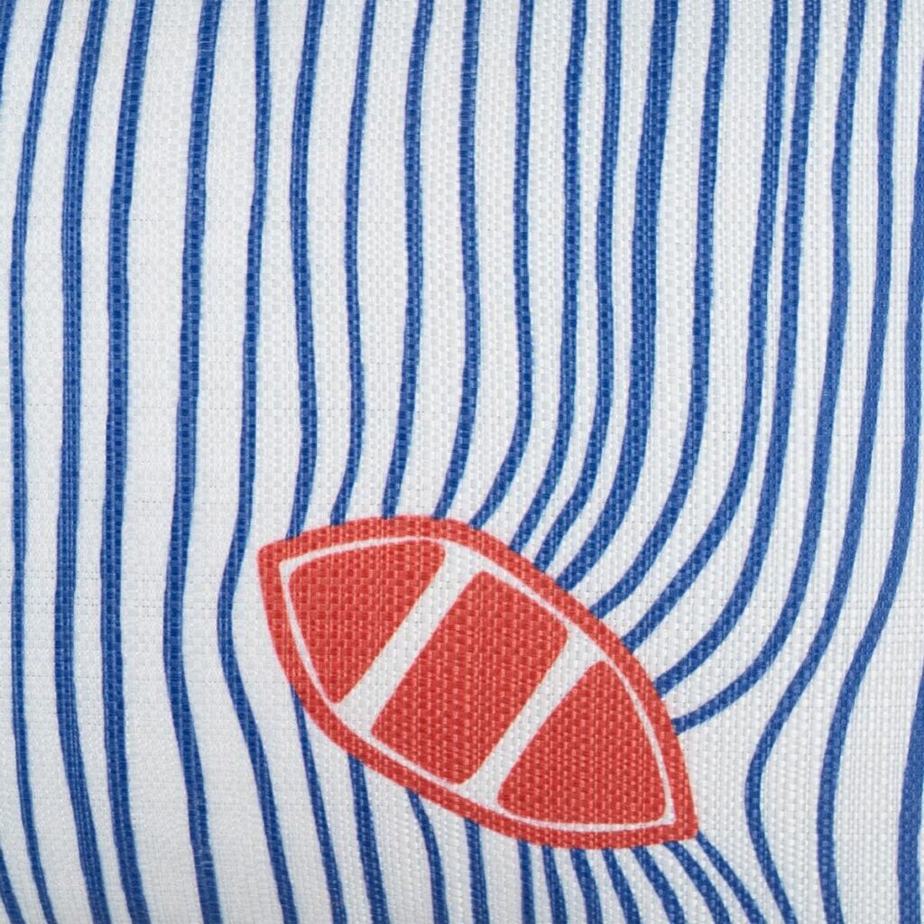 Μαξιλάρι πολυεστέρας Μπλε Λευκό Κόκκινο 50 x 30 cm
