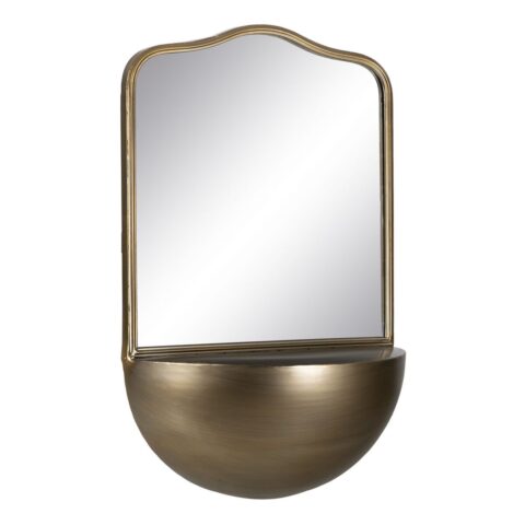 Τοίχο καθρέφτη Χρυσό Κρυστάλλινο Σίδερο 40 x 20 x 37 cm