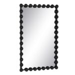 Τοίχο καθρέφτη Μαύρο Σίδερο 60 x 4