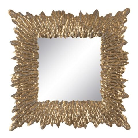 Τοίχο καθρέφτη Χρυσό Κρυστάλλινο Σίδερο 74 x 7