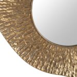 Τοίχο καθρέφτη Χρυσό Κρυστάλλινο Σίδερο 86 x 6 x 82 cm