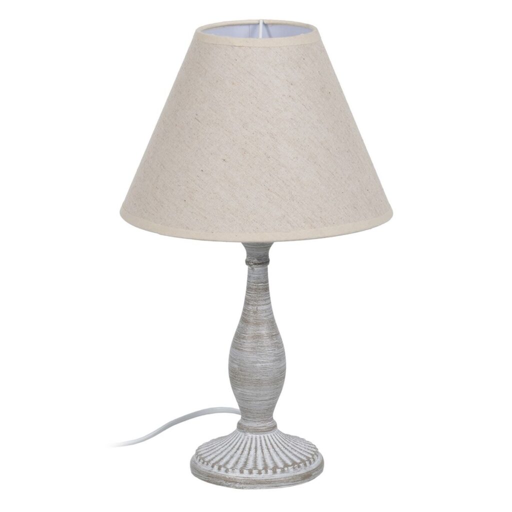 Επιτραπέζιο Φωτιστικό Μπεζ Γκρι 60 W 220-240 V 20 x 20 x 34 cm