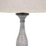 Επιτραπέζιο Φωτιστικό Μπεζ Γκρι 60 W 220-240 V 20 x 20 x 34 cm