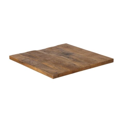 Table top Τετράγωνο Μπεζ Ξύλο από Μάνγκο 60 x 60 x 3 cm