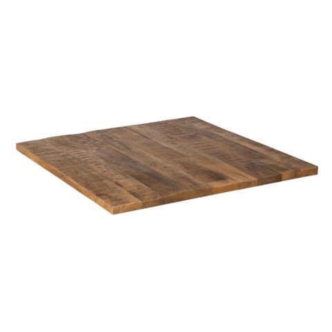 Table top Τετράγωνο Μπεζ Ξύλο από Μάνγκο 80 x 80 x 3 cm