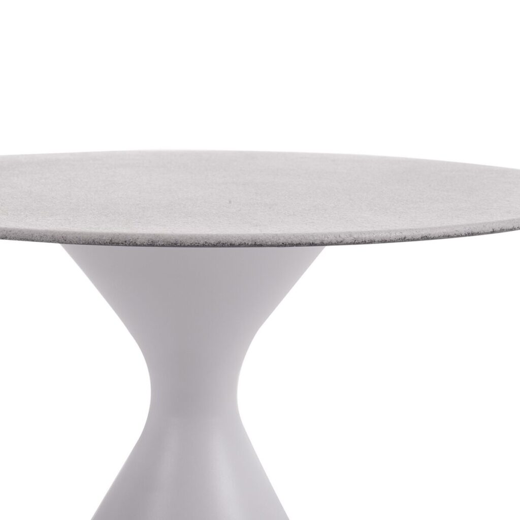 Τραπέζι Nadia Λευκό Κρυστάλλινο 80 x 80 x 4 cm