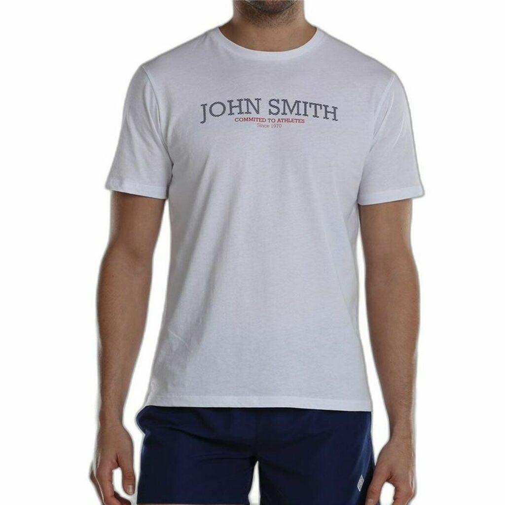 Ανδρική Μπλούζα με Κοντό Μανίκι John Smith Efebo Λευκό
