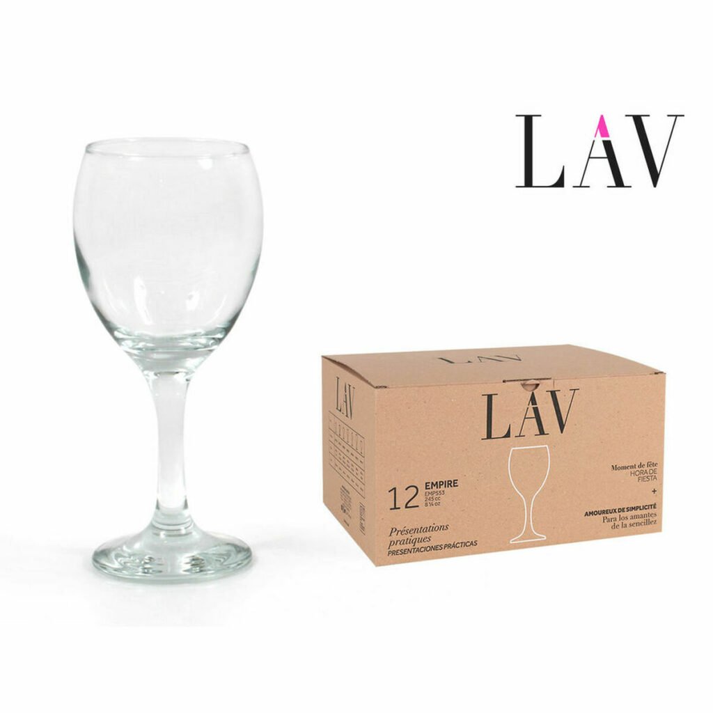 Ποτήρι κρασιού LAV Empire 245 ml (24 Μονάδες) (245 cc)