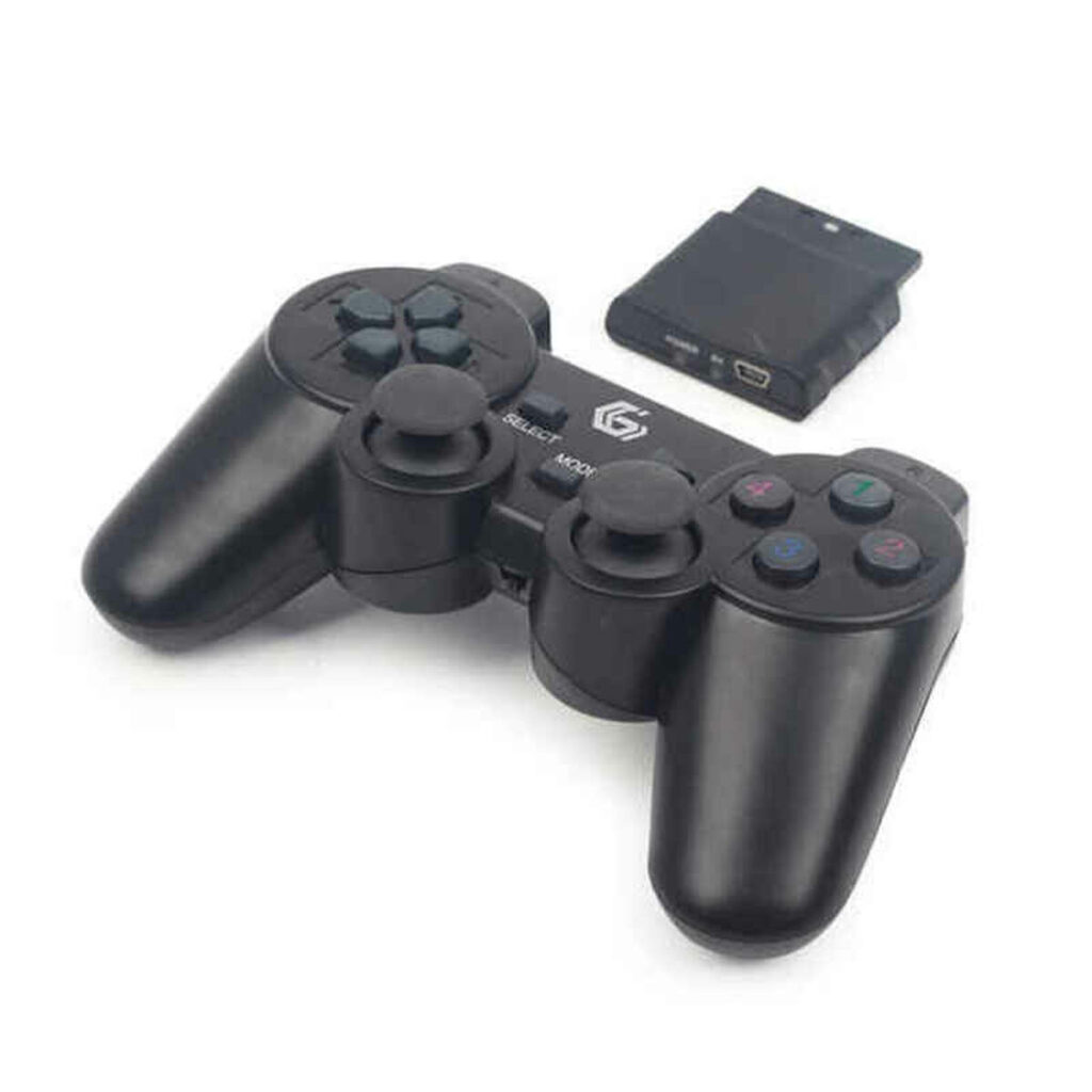 Ασύρματο Χειριστήριο Βιντεοπαιχνιδιού GEMBIRD Dual Gamepad PC PS2 PS3 Μαύρο