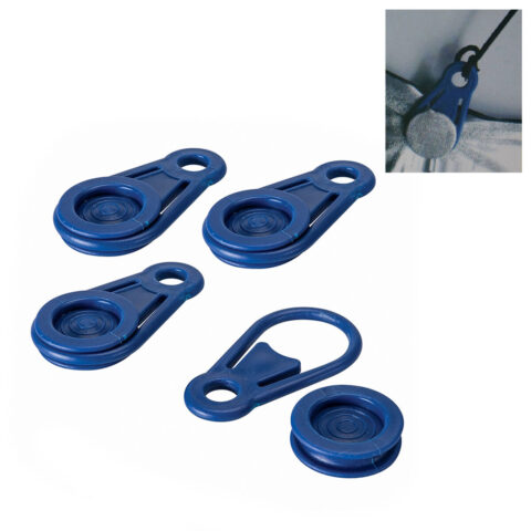 Awning and tarpaulin clamps set Bensontools Κούμπωμα Μπλε x6 Ø 0