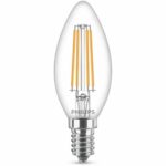 Λάμπα Κερί LED Philips Equivalent  E14 60 W Λευκό E (2700 K)