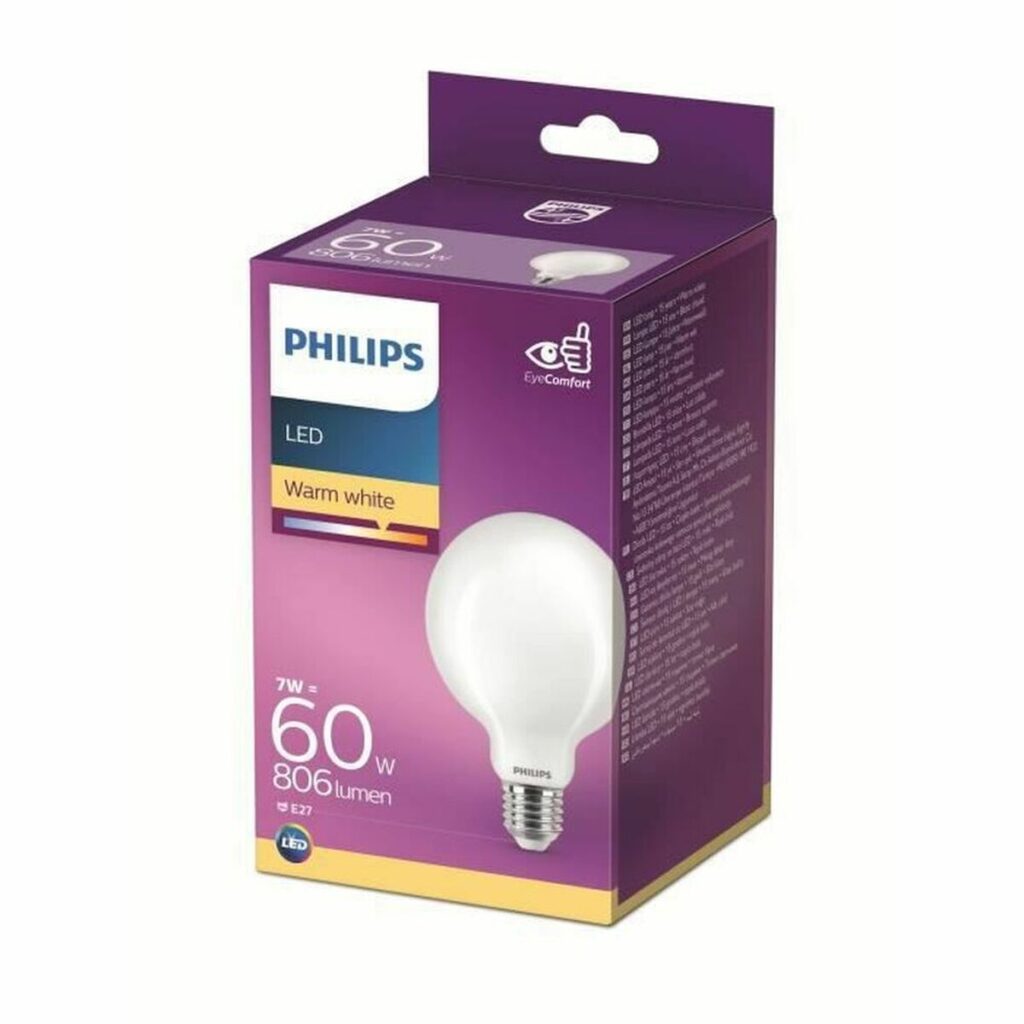 Λάμπα LED Philips Equivalent 60 W Λευκό E E27 (2700 K)
