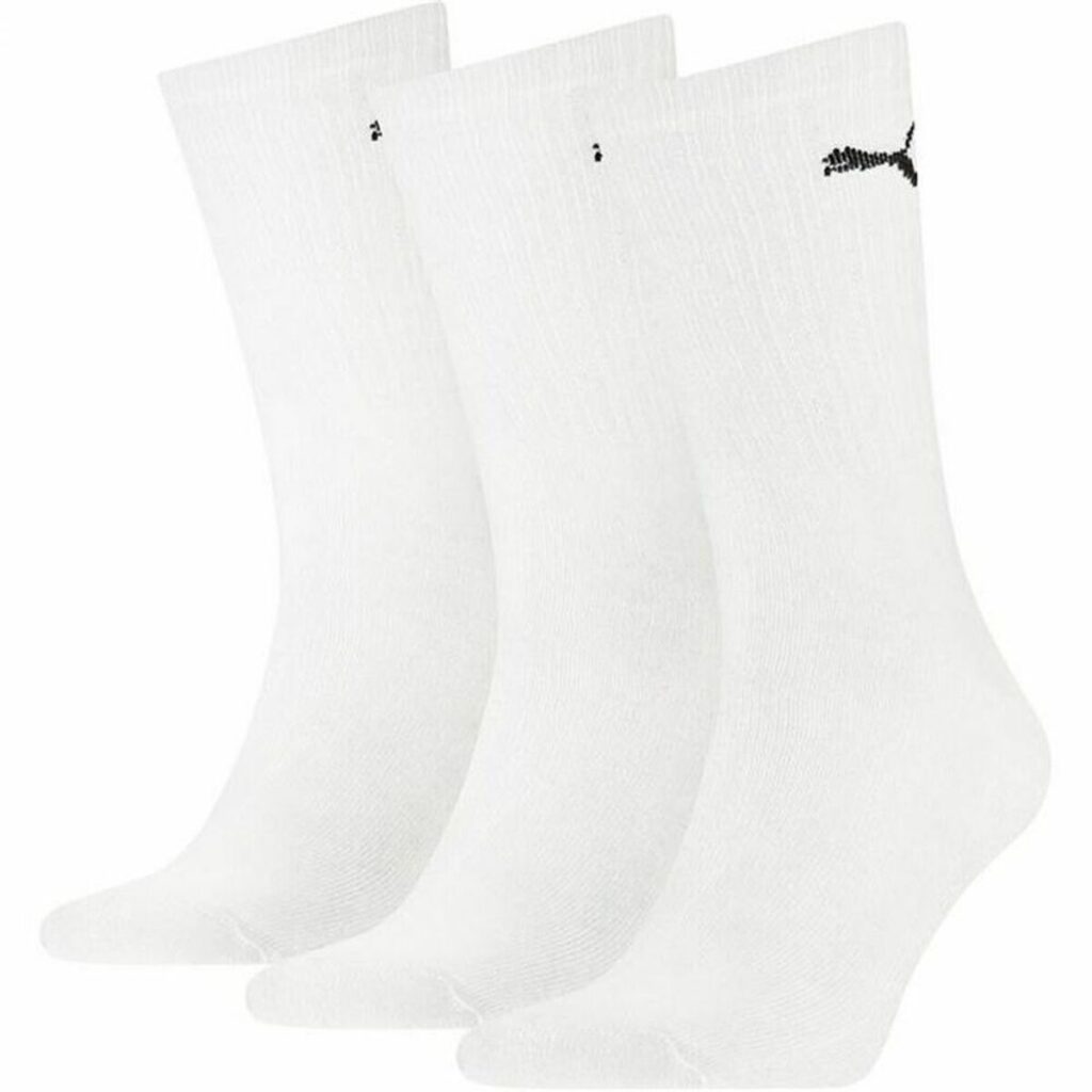 Αθλητικές Κάλτσες Puma Crew Λευκό Για άνδρες και γυναίκες (3 pcs)