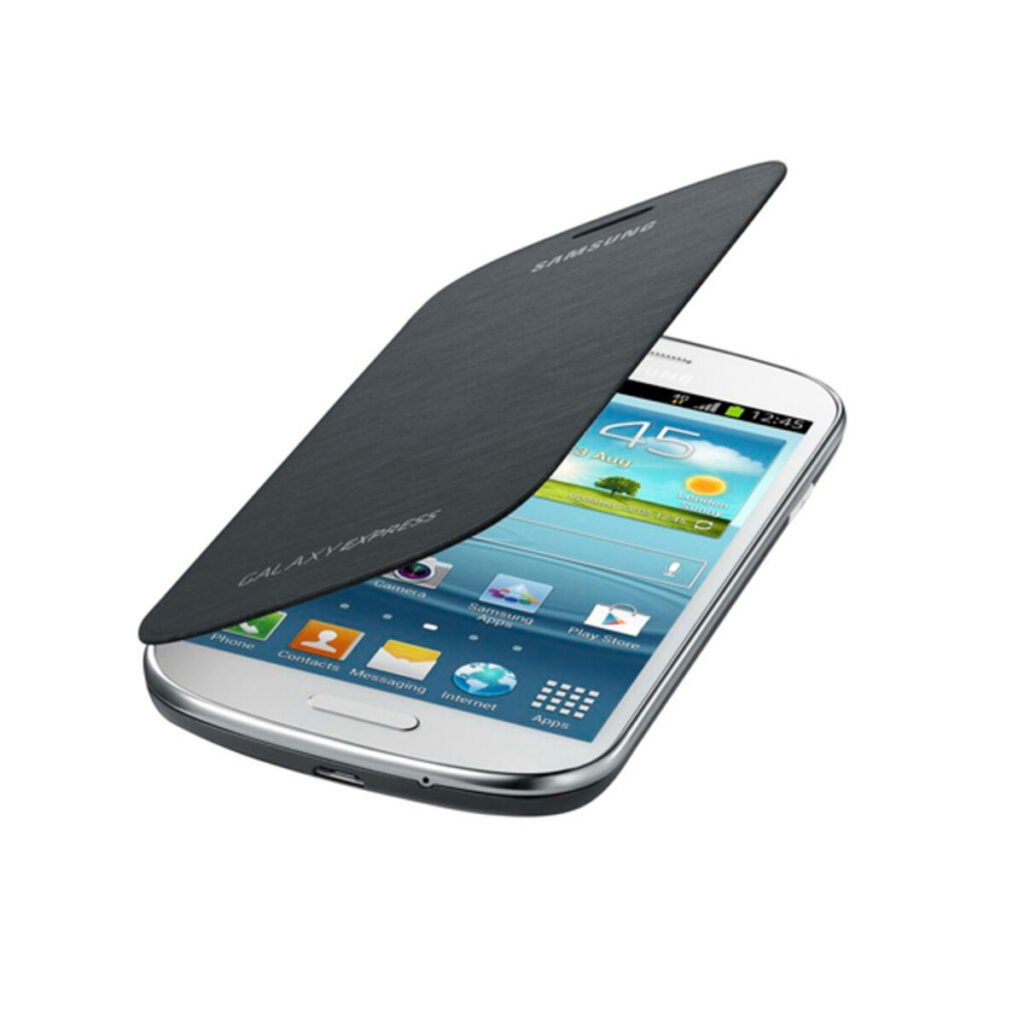 Θήκη Flip-Cover για το Κινητό Samsung Galaxy Express I8730 Γκρι