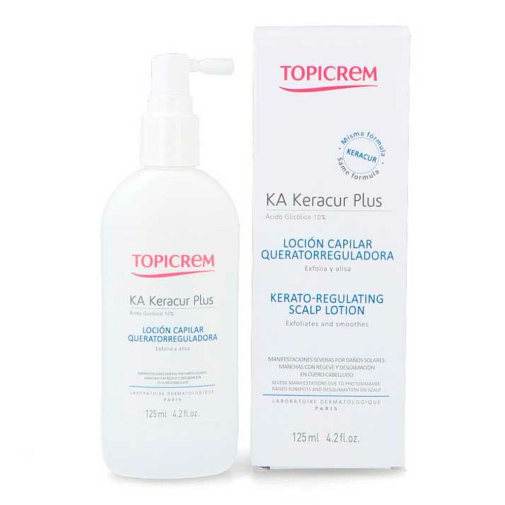 Λοσιόν για τα Mαλλιά Topicrem KA Keracur Plus Απολέπισης 125 ml