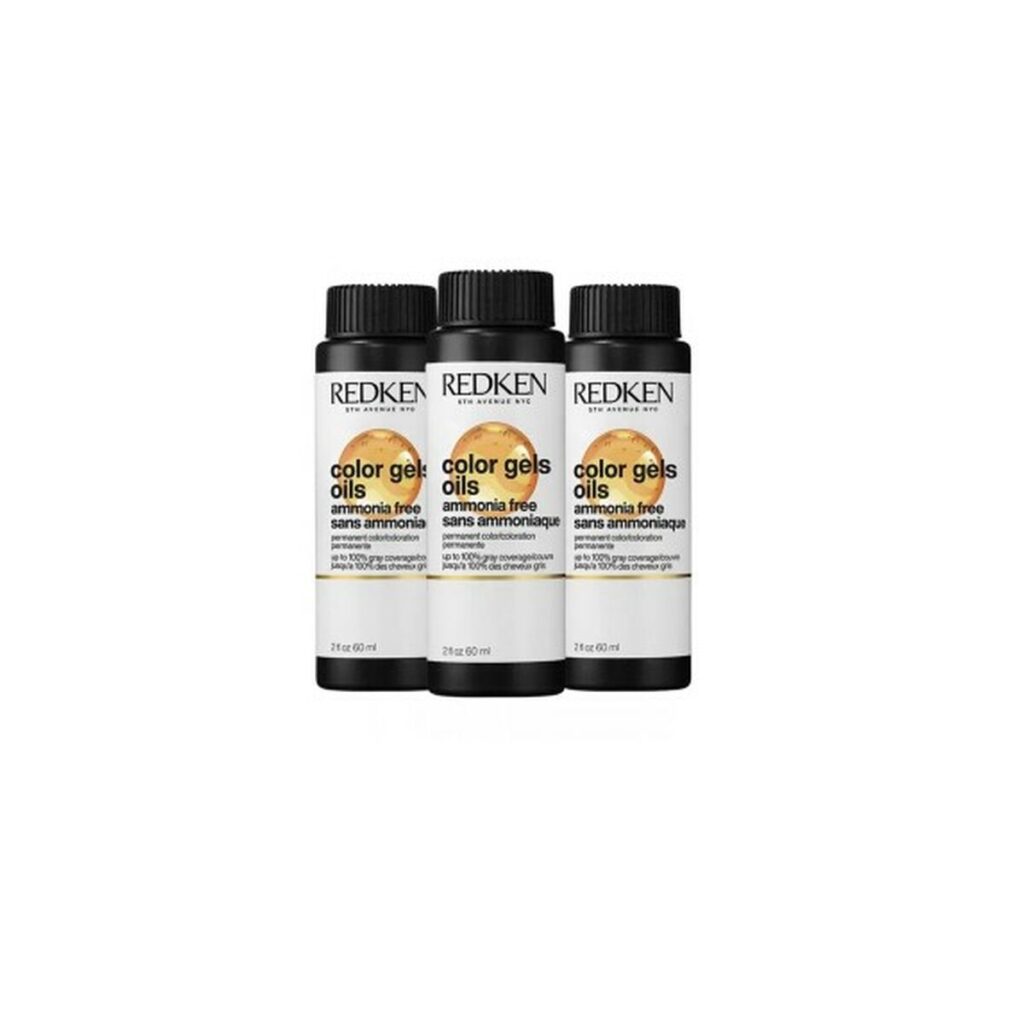 Μόνιμη Βαφή Redken Color Gel Oils Rr 3 x 60 ml Nº 06RR - 6.66 (3 Μονάδες)