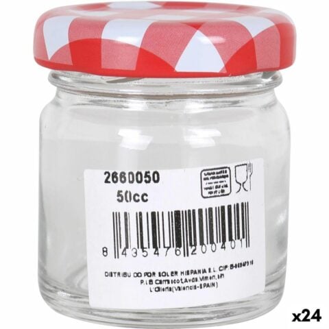 Βάζο Mediterraneo   Διαφανές 50 ml Γυαλί (24 Μονάδες)