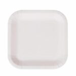 Σετ πιάτων Algon Αναλώσιμα Λευκό Χαρτόνι Τετράγωνο 26 cm (36 Μονάδες)