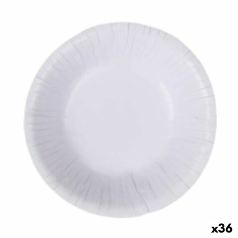 Σετ πιάτων Algon Αναλώσιμα Λευκό Χαρτόνι 450 ml (36 Μονάδες)