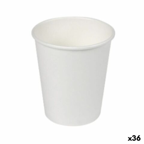 Σετ ποτηριών Algon Χαρτόνι Αναλώσιμα Λευκό 36 Μονάδες (50 Τεμάχια)