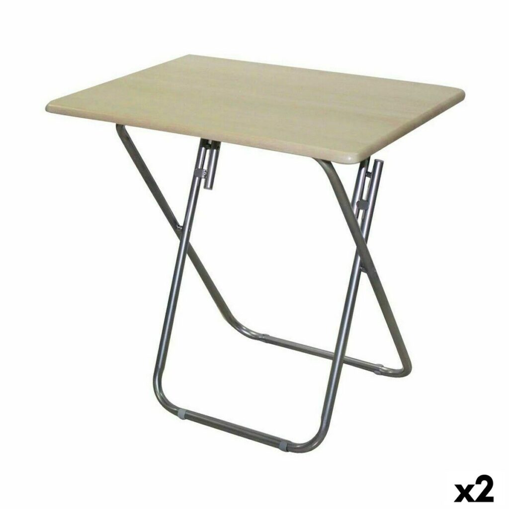 Βοηθητικό Πτυσσόμενο Τραπέζι Confortime Ξύλο 75 x 52 x 73 cm (x2)