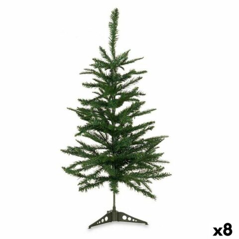 Χριστουγεννιάτικο δέντρο Πράσινο Μέταλλο Πλαστική ύλη 48 x 48 x 90 cm (8 Μονάδες)